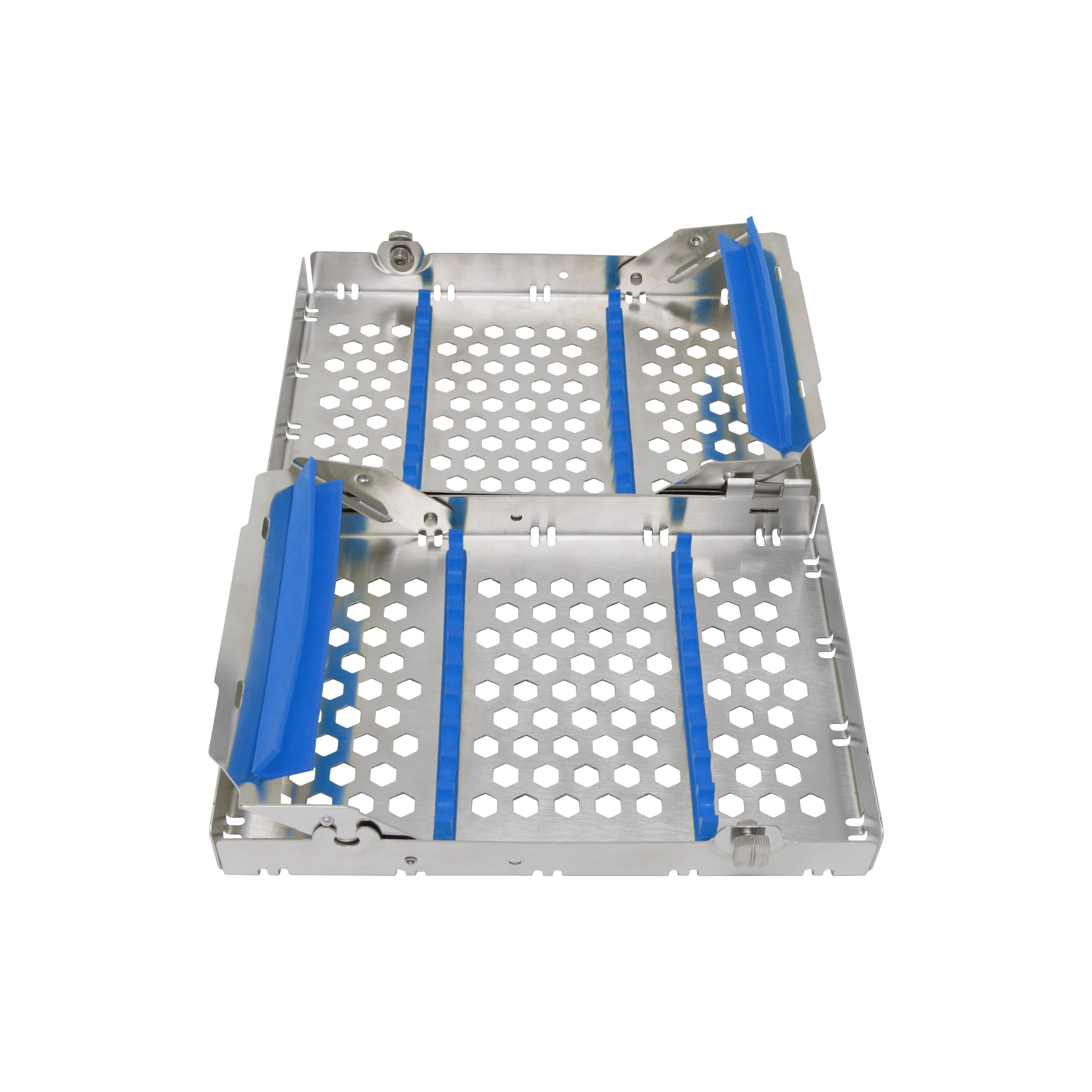 Sterilization Cassette for 20 Instruments, Double Decker - 200x132x40, Detachable - HiTeck Medical Instruments