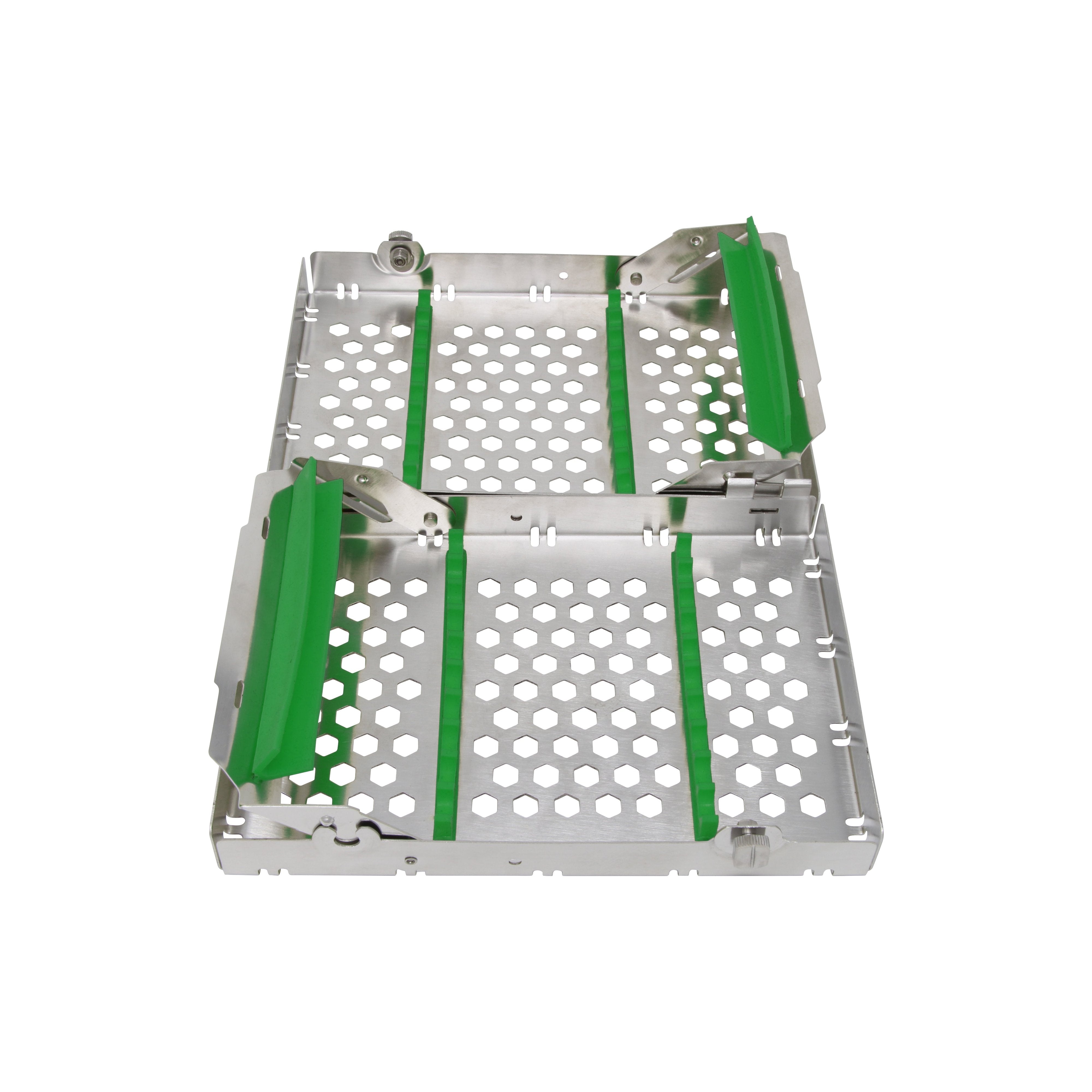 Sterilization Cassette for 20 Instruments, Double Decker - 200x132x40, Detachable - HiTeck Medical Instruments