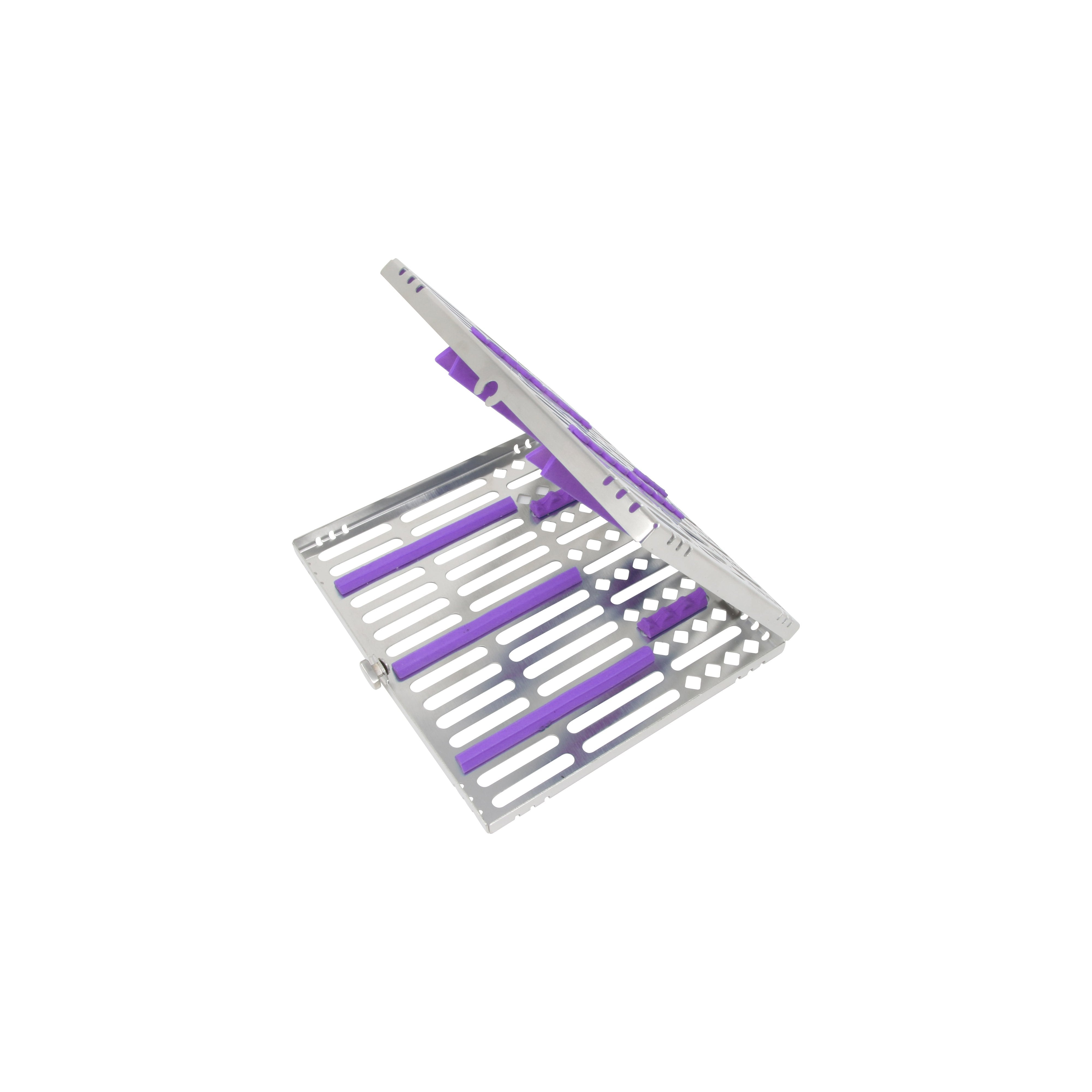 Sterilization Cassette for 4 Pliers/Cutters & 3 Instruments, Detachable, 178X203X20 MM - HiTeck Medical Instruments