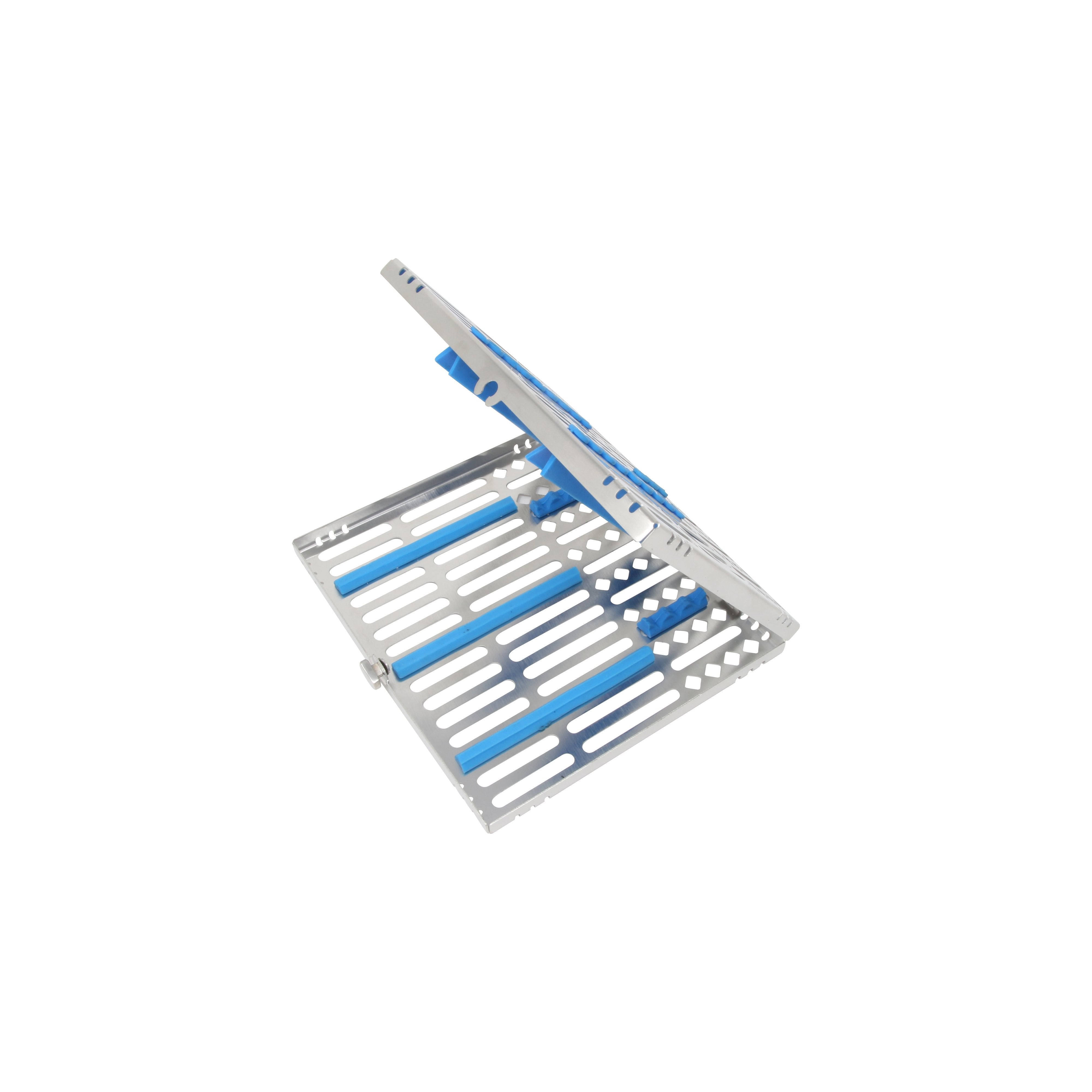 Sterilization Cassette for 4 Pliers/Cutters & 3 Instruments, Detachable, 178X203X20 MM - HiTeck Medical Instruments