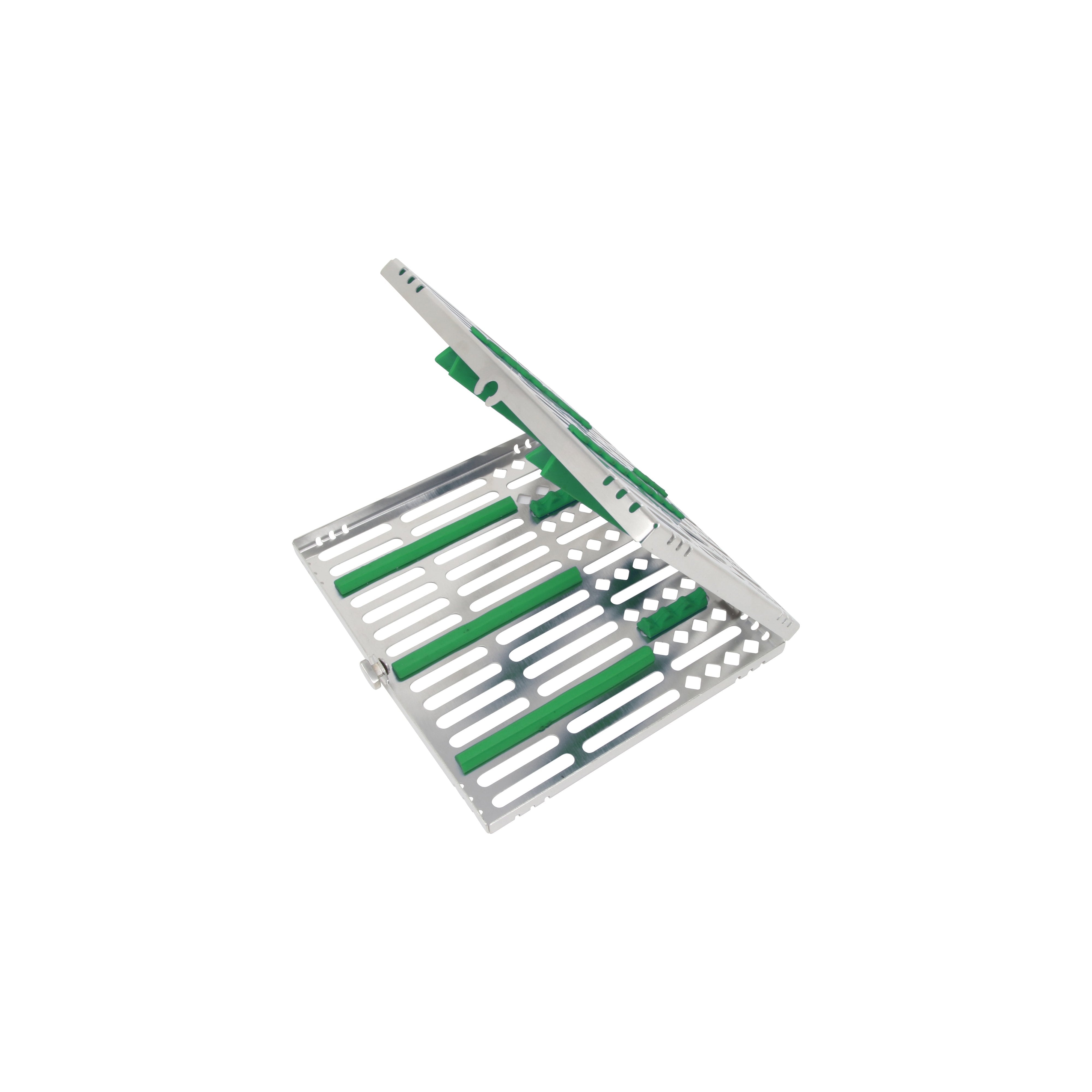 Sterilization Cassette for 4 Pliers/Cutters & 3 Instruments, Detachable, 178X203X20 MM - HiTeck Medical Instruments