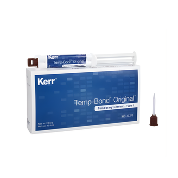 Temp-Bond® Original Eugenol Temporary Cement – Automix Syringes, 2/Pack with 20 Mixing Tips, 33215