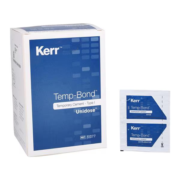 Kerr Temp-Bond packaging on a white background 31377