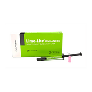Lime-Lite Enhanced dental product packaging with syringe on a white background