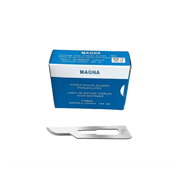 Almedic Disposable Scalpel Blades #15 – 100/Box