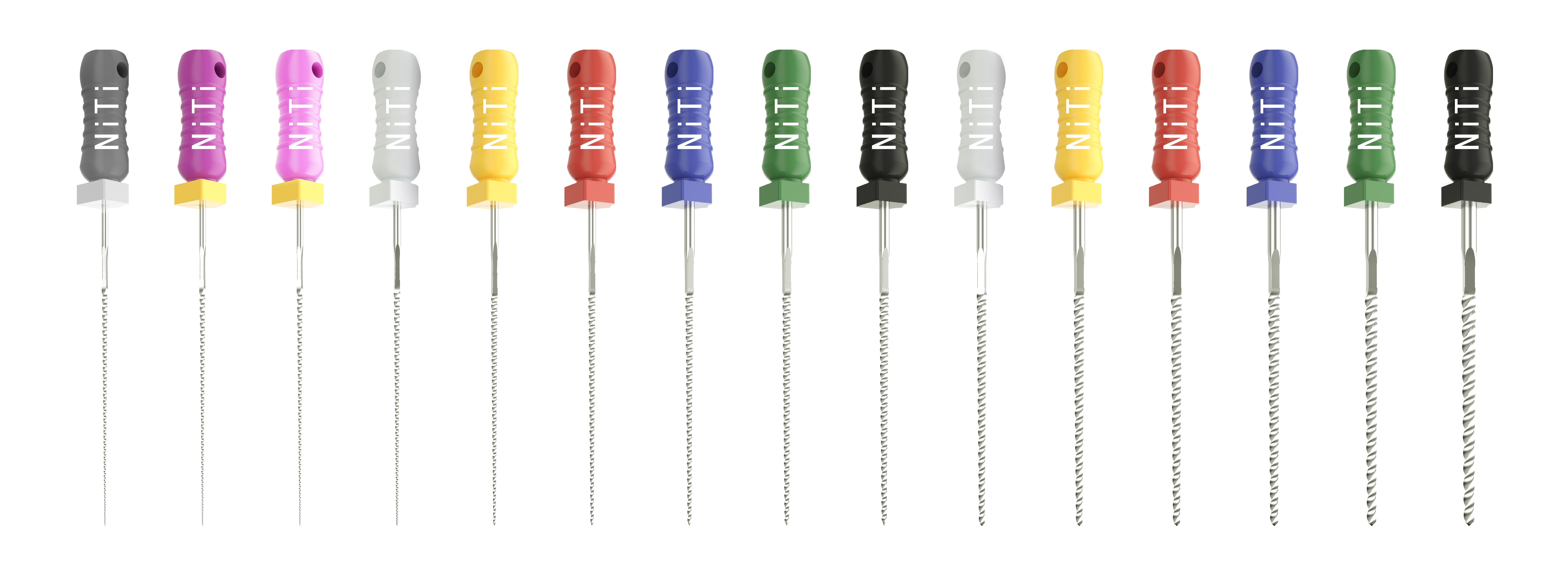 KAI KUN ENDO NIC Hand K-File NiTi ISO 6-60 6/Pk | EBIKO Dental