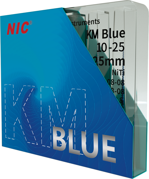 NIC KM Blue File Niti 6/Pk – Rotary Endodontic File System