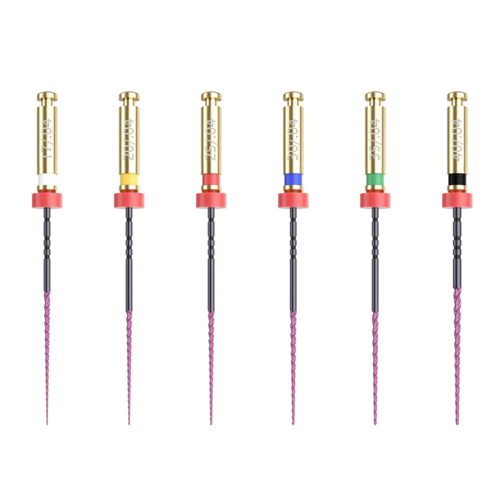 NIC MH4 File Niti 6/Pk – Rotary Endodontic File (.04 Taper) - NIC