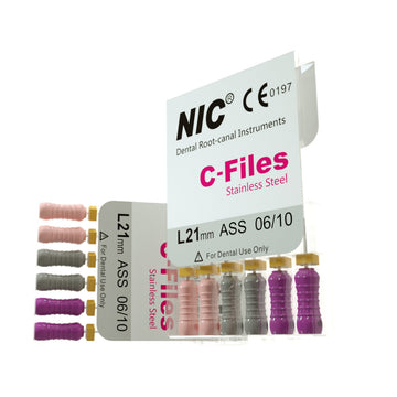 NIC C+ File Stainless Steel 6/Pk