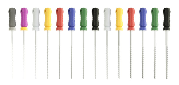 NIC Hand H-File Stainless Steel 6/Pk