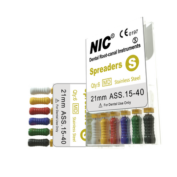 NIC Spreader File Stainless Steel 6/pk