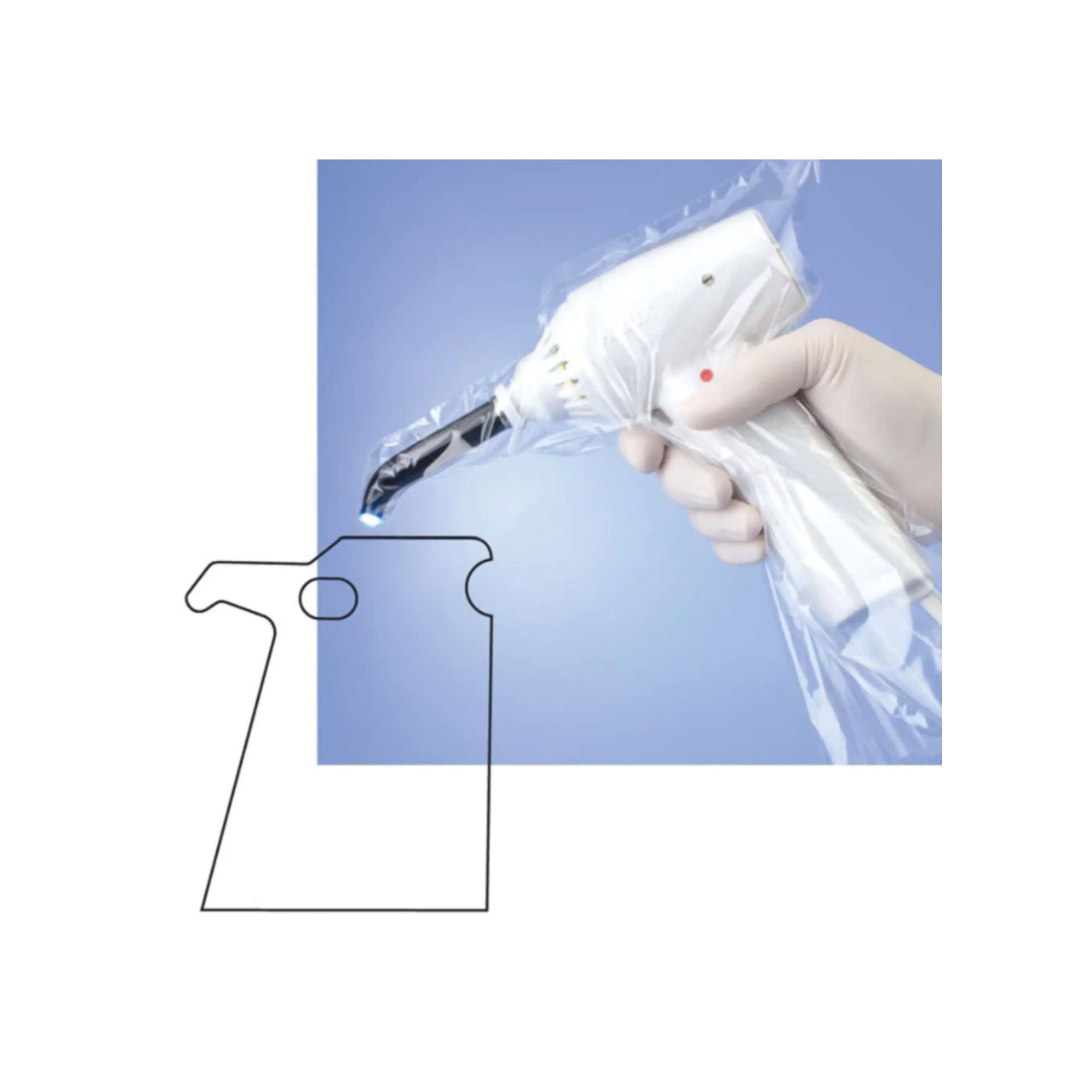 Curing Light Sleeves - 3 Styles - 500/pk - alternate view