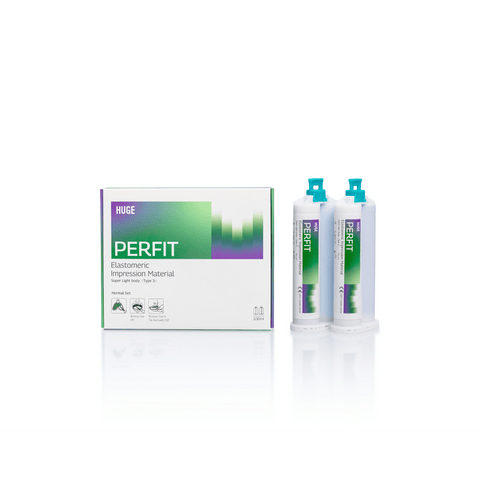 PERFIT Super Light Body Elastomeric Impression Material – Normal Set, 50 mL × 2 Cartridges