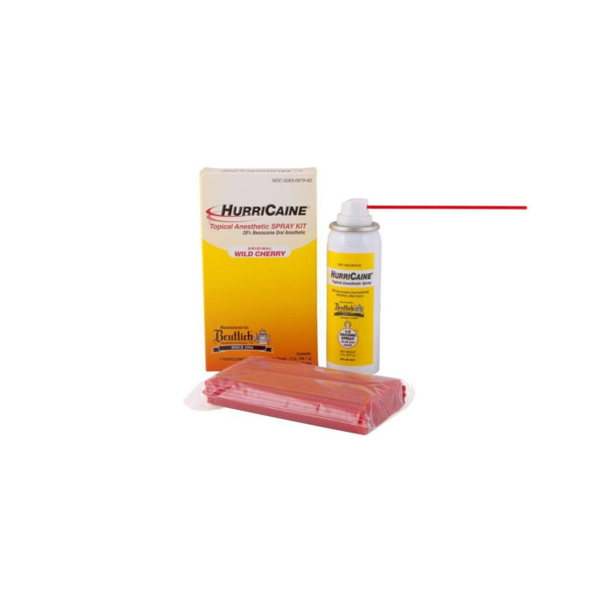 beutlich hurricaine topical anesthetic spray 2oz wild cherry