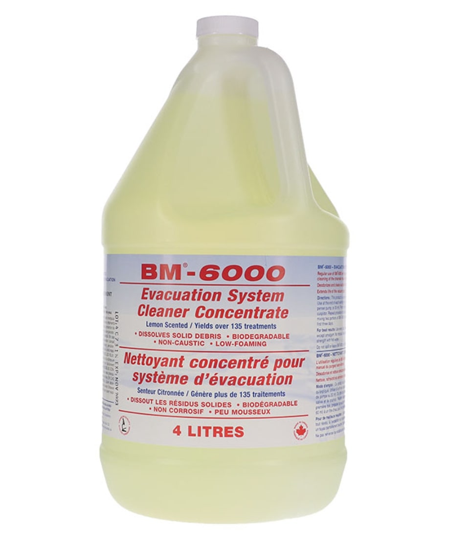 BM-6000 evacuation system cleaner concentrate 4L