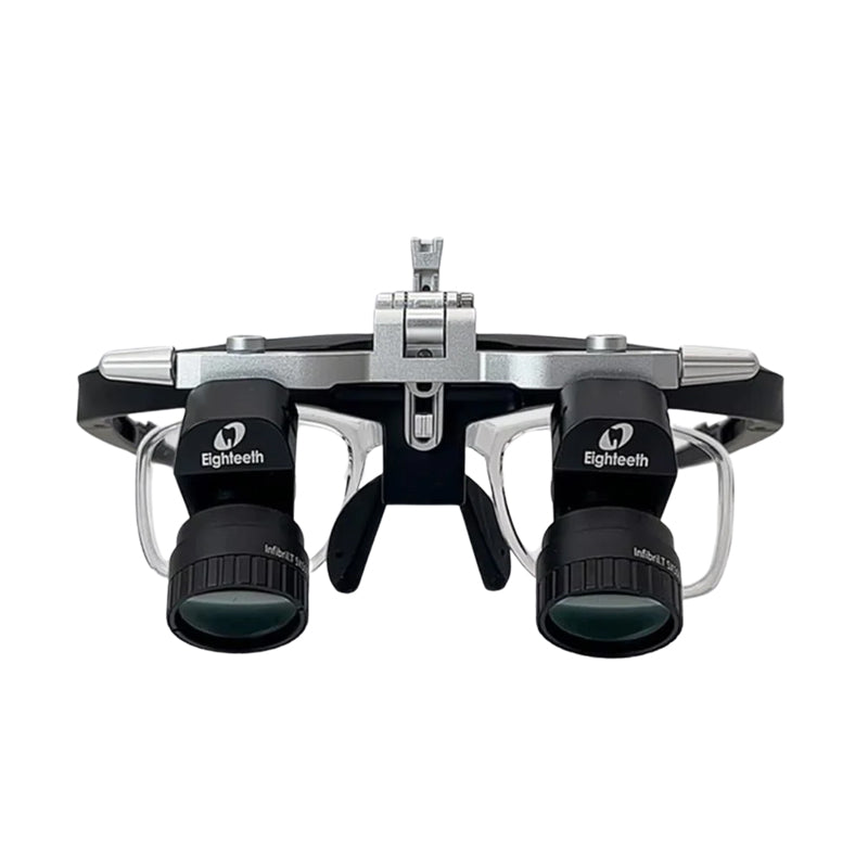 Eighteeth Brilliance Dental Loupes — Brilliance 48 Pro loupes, front view
