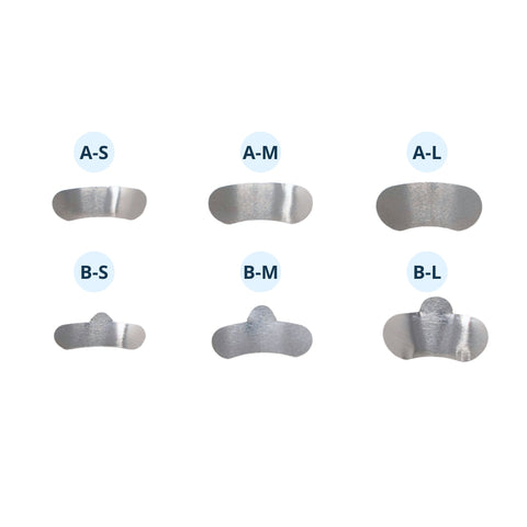 Bean Shape Matrix Bands - 6 Styles - 100/pk