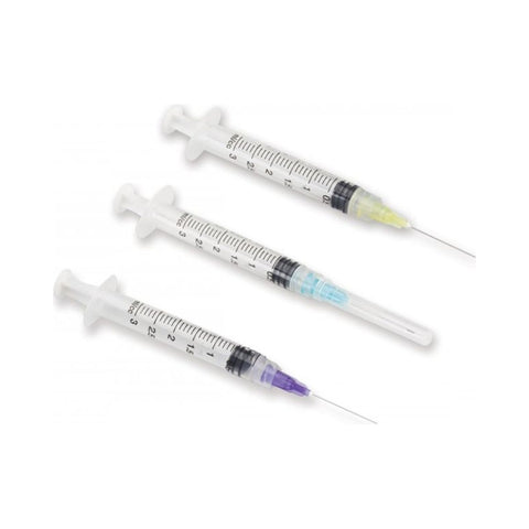 Plasdent Monovac Endo Irrigation Syringe with 27 Gauge Side-Vented Needle – 100/Pk