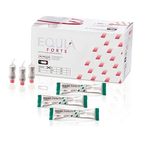 GC EQUIA Forte Fil Glass Hybrid Bulk-Fill Restorative – 50 Capsules