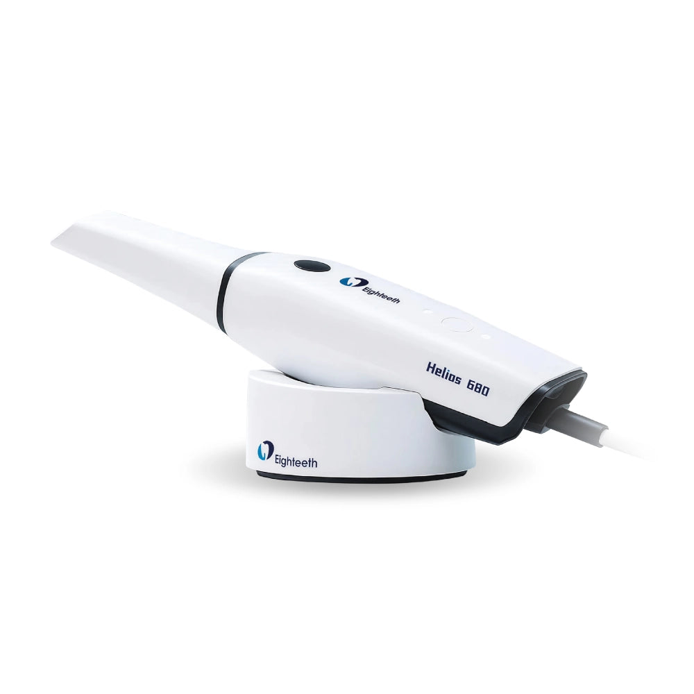 Eighteeth Helios Intraoral Scanner — Helios 680 intraoral scanner on dock
