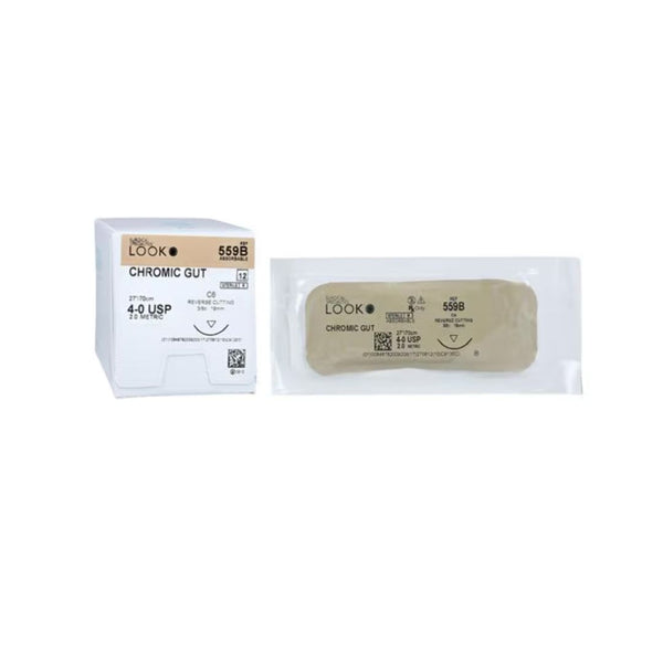 LOOK chromic gut surgical sutures 4-0 559B