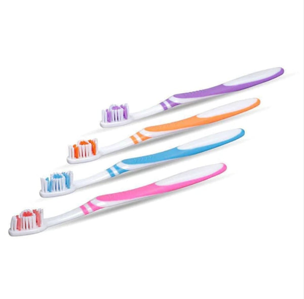 MARK3 adult wide head toothbrushes soft bristles assorted colors