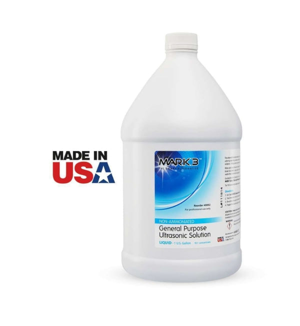 MARK3 general purpose ultrasonic cleaning solution 1 gallon bottle made in USA