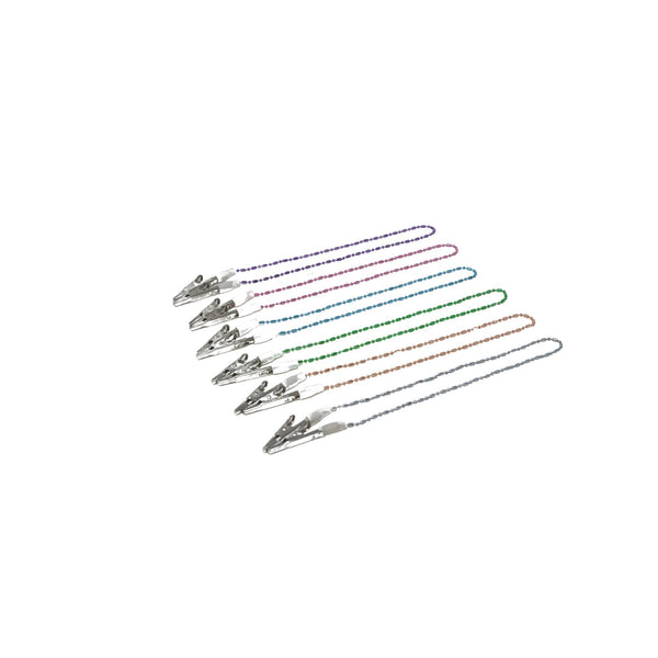 Metal bib chain holder autoclavable 3 per pack 