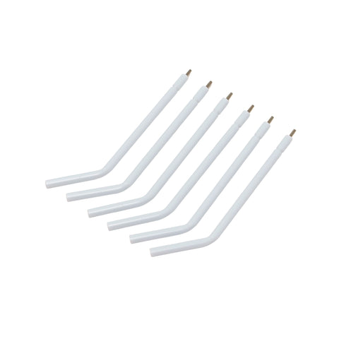 Metal Core Air Water Syringe Tips-White - 250/pk
