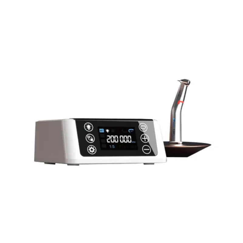 Eighteeth Motor Turbo Electric Micromotor — Motor Turbo control unit with handpiece on rest