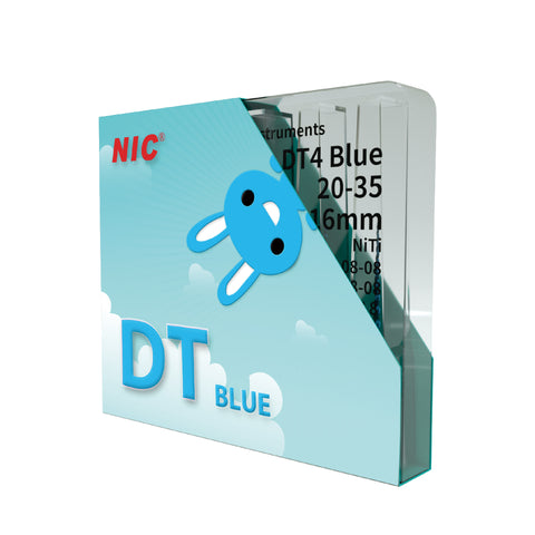 NIC DT Blue Pediatric Rotary Files NiTi 6/Pk