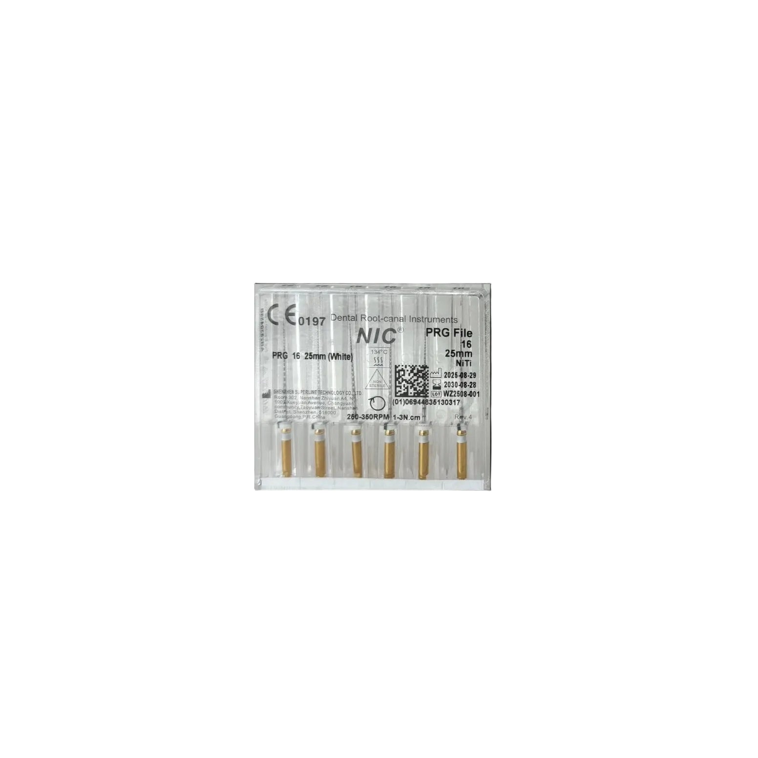 NIC PRG Glide Path Rotary File NiTi 16/.02 6/Pk | EBIKO Dental
