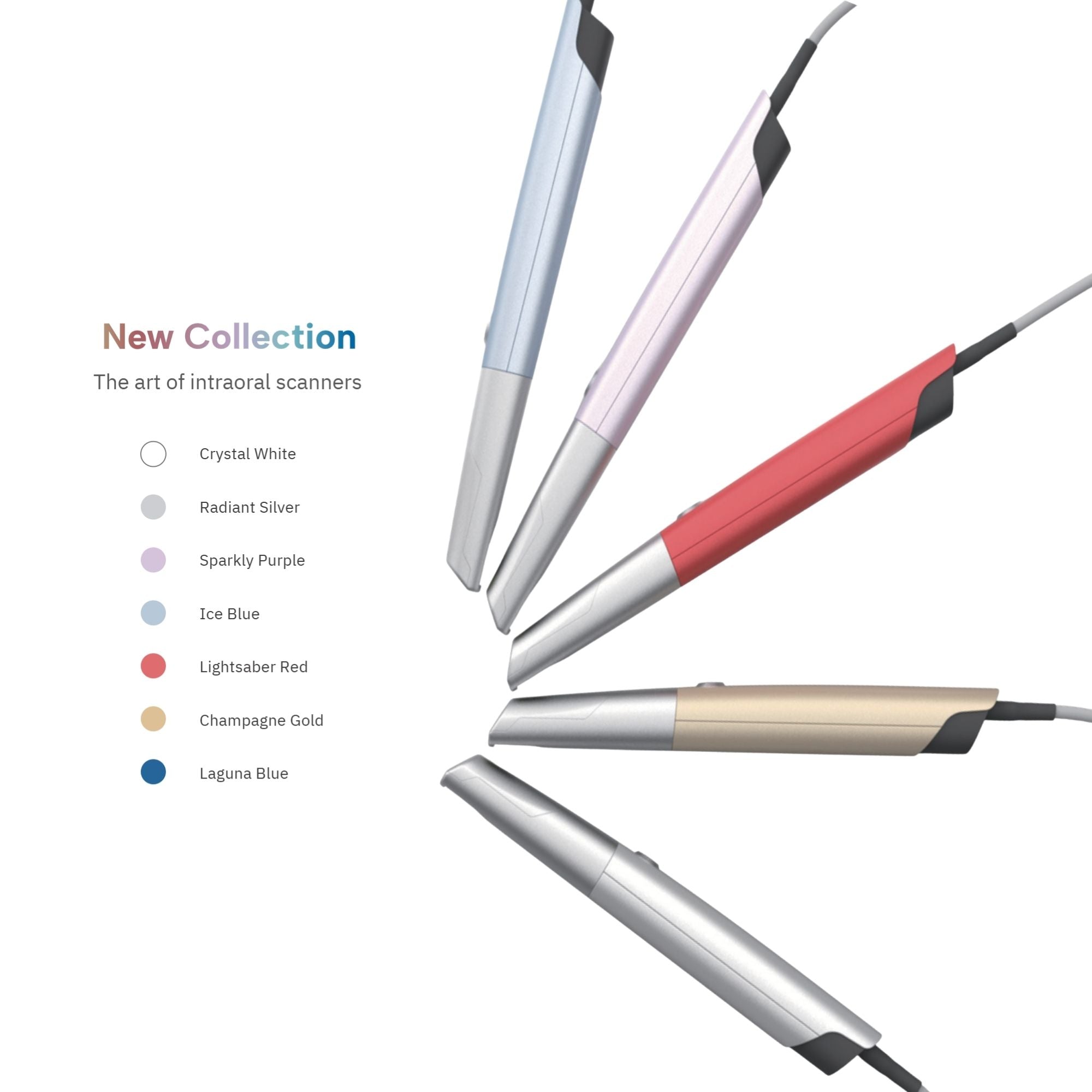 panda smart intraoral scanner lightweight new color collection