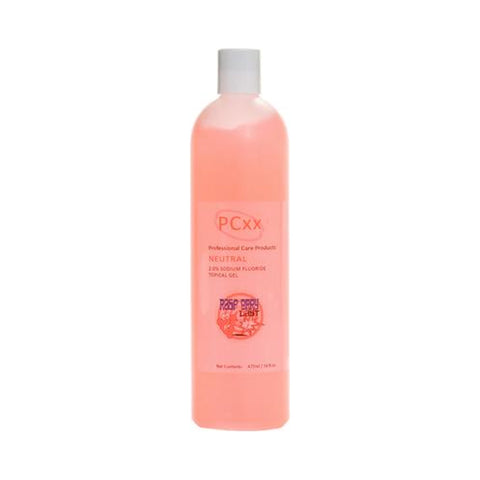 PCxx 2.0% Sodium Fluoride Neutral Topical Gel – Raspberry Blast, 16.6 oz Bottle