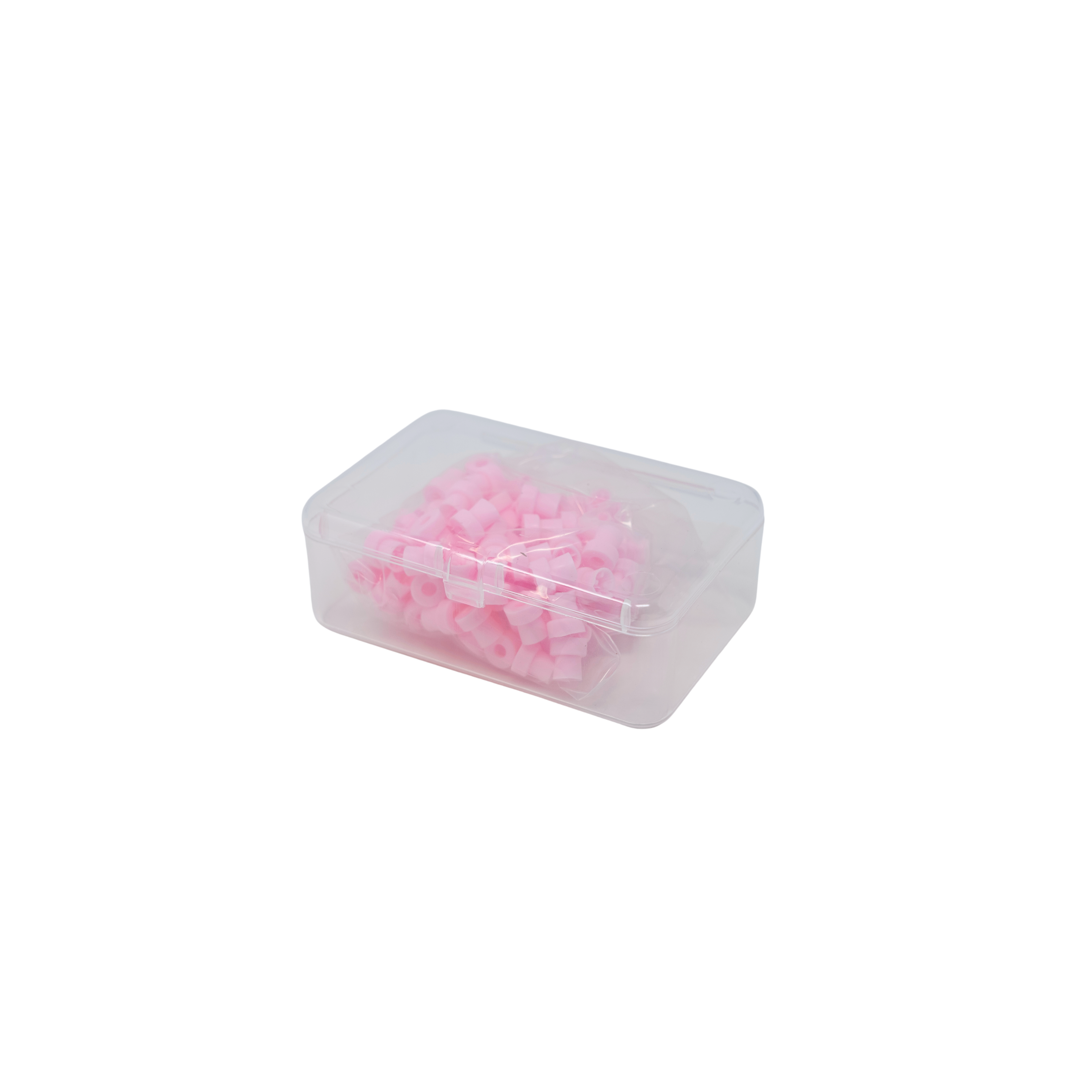 Prophy cups snap on type soft  Pink 100 pack box dental polishing cups for plaque removal