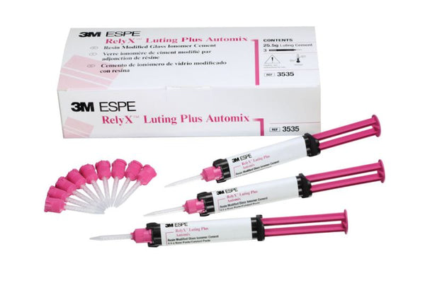 RelyX Luting Plus Automix Value Pack, 3 Syringes