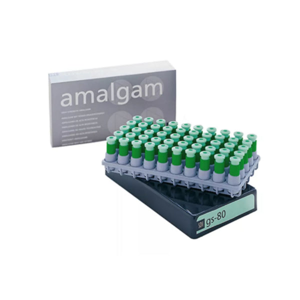 sdi gs-80 dental alloy 600mg 2-spill regular set 50 capsules per box