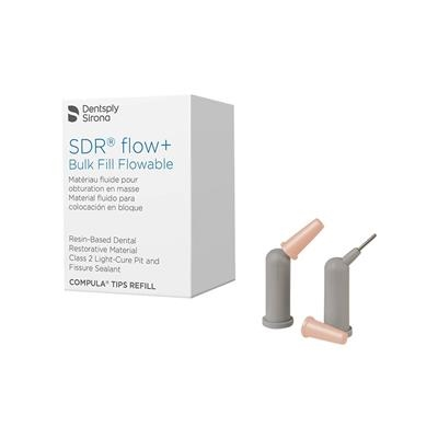 Dentsply SureFil SDR flow+ Bulk Fill Flowable — Compula Tips 15/pk