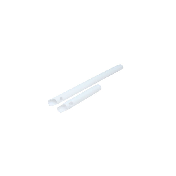 Short high volume evacuator HVE suction tips white plastic