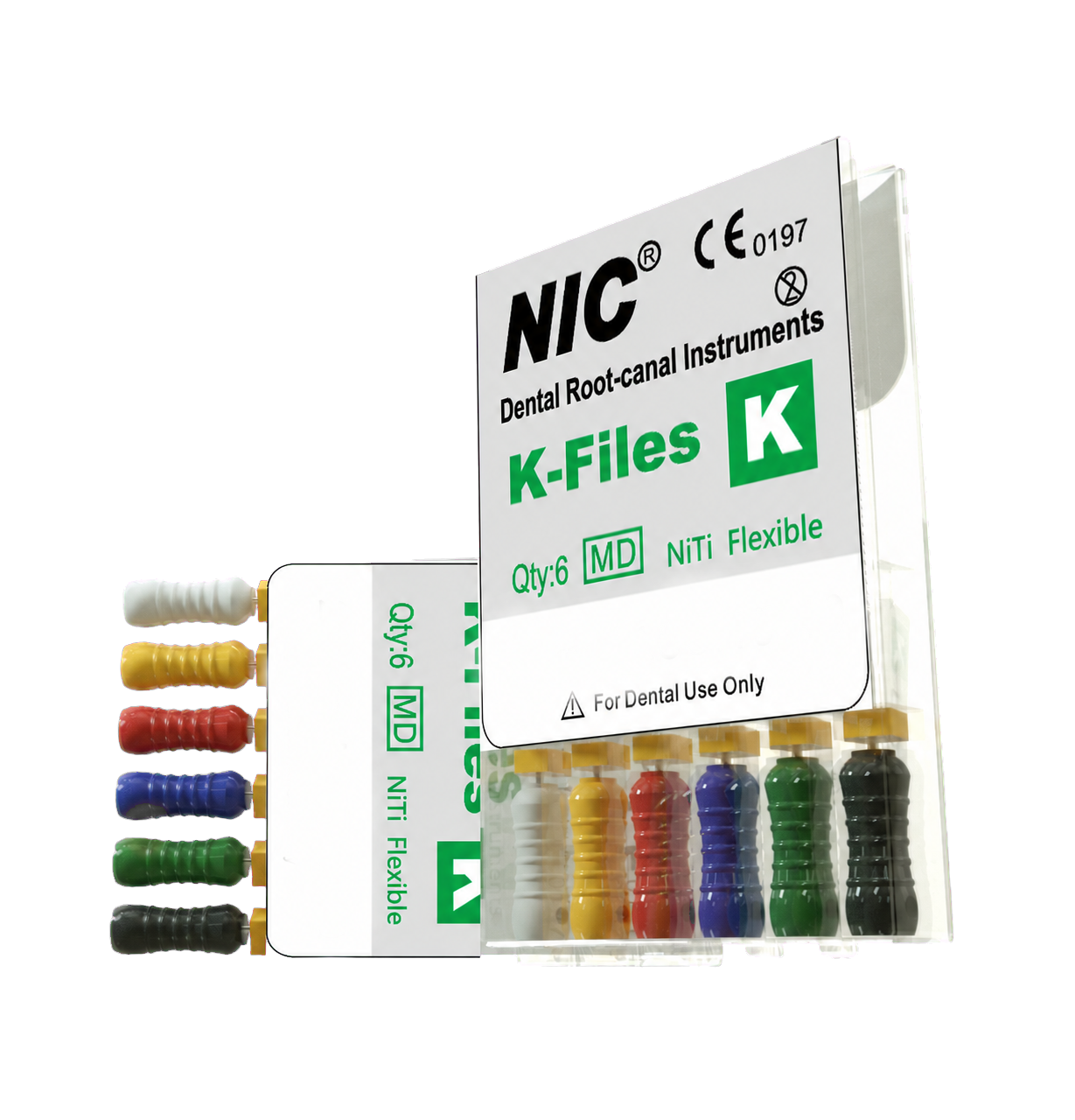 NIC nickel titanium K hand files